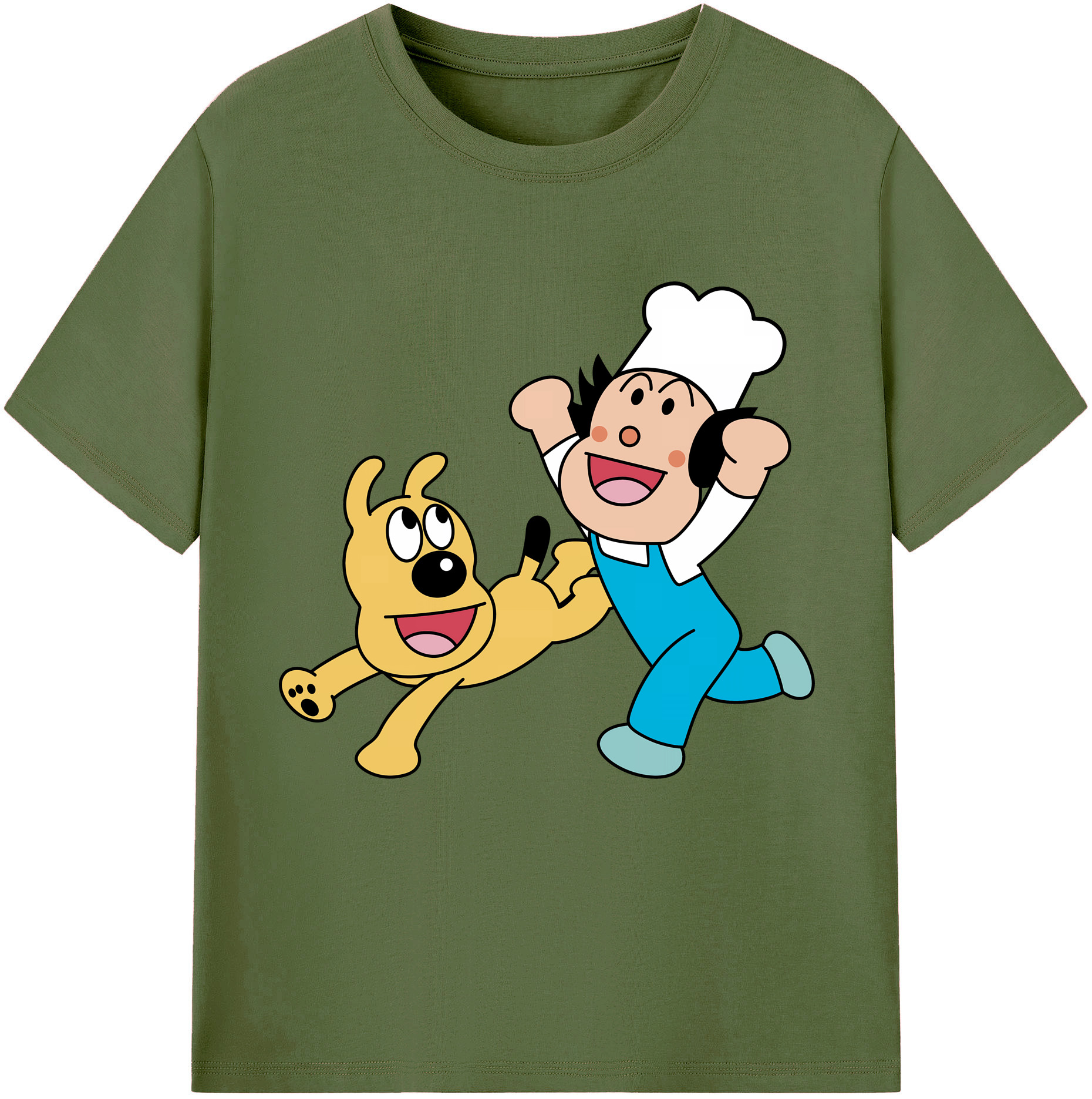 （画像用） アンパンマン Anpanman 綿100％半袖Tシャツ（フロントプリント）